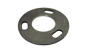 Фланец стойки 42/90 х 3 мм #200 3 отв х М10 х 20 черный металл k116-42-9 купить в Нижнем Новгороде