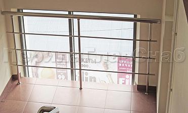 Межэтажное ограждение окна из нержавейки купить в Нижнем Новгороде