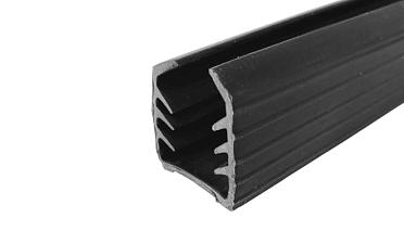 Уплотнитель в поручень с пазом 24х24 для стекла 12 мм, EPDM Фk301 купить в Нижнем Новгороде
