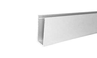 П-образный профиль 40 мм верхний, алюминиевый анодированный, длина 3000 мм т24 AL  купить в Нижнем Новгороде