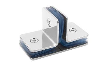 Коннектор для душевой кабины на 3 стекла полированный t727-2 PSS  купить в Нижнем Новгороде