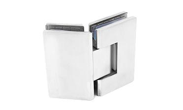 Петля для душевой кабины стекло-стекло 135° 90х55 мм AISI 304 шлифованная t302-2 SSS купить в Нижнем Новгороде