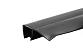 Уплотнитель для стекла 8 мм, непрозрачный черный, 90°, стекло-стекло 2200 мм t215-2 Bl-U