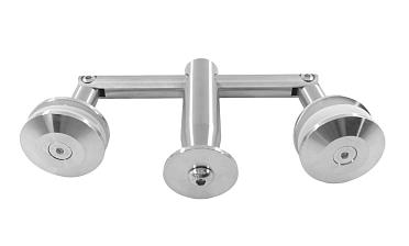 Крепление двойное с рутелями к тяге, AISI 304 k628 купить в Нижнем Новгороде