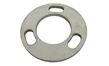 Фланец стойки 42.4/80 х 5 (4,3) х AISI 304 #200 3 отв х М10 х 20 k116-42-4 купить в Нижнем Новгороде