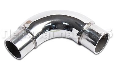 Отвод трубы Ø25.4 мм со вставками, удлиненный, полированный (AISI 304) k325-3 купить в Нижнем Новгороде