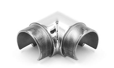 Отвод с пазом на трубу Ø48.3 мм, полированный (AISI 304) k237 купить в Нижнем Новгороде