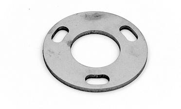 Фланец стойки 50/90х3 мм, 3 отв. М10х20, черный металл k116-50-9 купить в Нижнем Новгороде