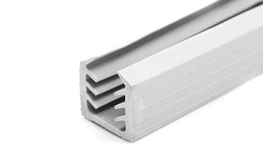 Уплотнитель в поручень с пазом 24х24 для стекла 8мм или триплекса 4+4, EPDM (палки 3 м) СЕРЫЙ Фk309-G купить в Нижнем Новгороде