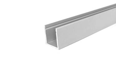 П-образный профиль 20 мм нижний, алюминиевый анодированный, длина 3000 мм т22 AL  купить в Нижнем Новгороде