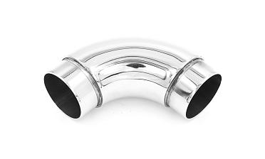 Отвод поручня под Ø38.1х110х1.5 мм, 90°, литой, полированный 600 Grit, с двумя установочными кольцами, (AISI 316) k059-4 купить в Нижнем Новгороде