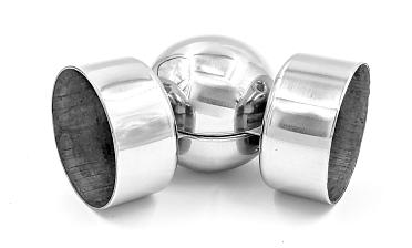 Поворот поручня, шаровый под Ø50.8х0.8 мм, полированный AISI 201 k053-7 купить в Нижнем Новгороде