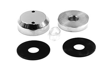 Комплект торцевого крепления несущего стекла, полированный, литой. AISI 304 k277-6  купить в Нижнем Новгороде