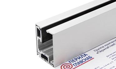 Профиль алюминиевый зажимной для стекла 8-12 мм, АНОД с отверстием, длина 3 м т40-7 AL купить в Нижнем Новгороде