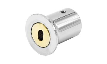 Держатель трубы 19 мм, полированный, латунь-хром, стена-труба t907 PC купить в Нижнем Новгороде