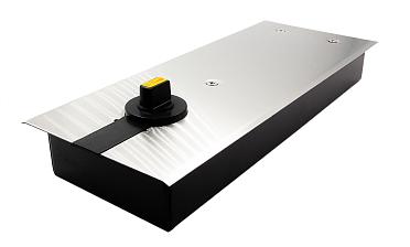 Доводчик для стеклянной двери до 100 кг EN4, напольный, 500 тыс, циклов, нержавеющая сталь AISI 304, шлифованная t184-3 SSS купить в Нижнем Новгороде