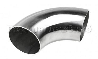 Отвод поручня под сварку для Ø50.8х1.5х145 AISI 201 #400 в упаковке по 100 шт. k021-15-100 купить в Нижнем Новгороде