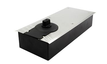 Доводчик для стеклянной двери напольный, шлифованный EN2 250 тыс. циклов 115гр (дверь 800мм  до 80 кг) t186 SSS купить в Нижнем Новгороде