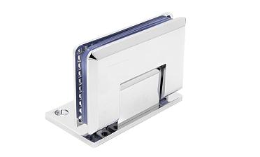 Петля для душевой кабины стена-стекло 90° 90х55 мм латунь-хром, полированная t305 PC купить в Нижнем Новгороде