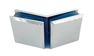 Коннектор для душевой кабины стекло-стекло 135°, 45х45, цинк , вырез 71 t736 PZn купить в Нижнем Новгороде