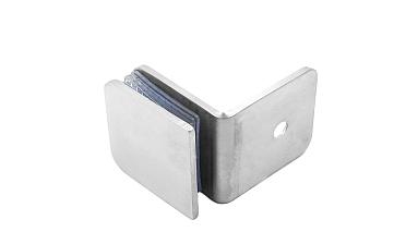 Коннектор для душевой кабины стена-стекло 90°, 45х45, шлифованный  t722-2 SSS купить в Нижнем Новгороде