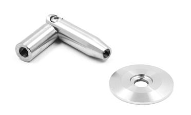 Крепление тяги к стене, шлифованная AISI 304 k621 купить в Нижнем Новгороде