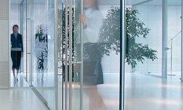 Перегородки в офис с прозрачным стеклом премиум купить в Нижнем Новгороде