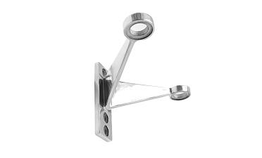 Крепление рутеля к стене, двойное, фланец с тремя отверстиями, AISI 304 k612-2 купить в Нижнем Новгороде