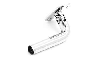 Держатель поручня выносной на стойку, с регулируемым ложементом под трубу Ø50.8 мм, полированный, (AISI 304) k261-4 купить в Нижнем Новгороде