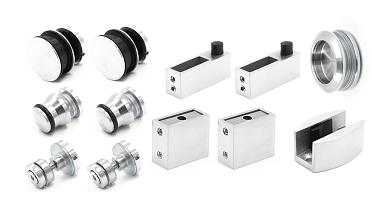 Комплект раздвижной системы для душевой, AISI 304, шлифованный t401 SSS купить в Нижнем Новгороде