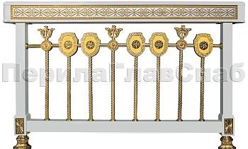 Латунные ограждения лестниц серия – Палладий XL01-1 в Нижнем Новгороде. Готовые проекты ПерилаГлавСнаб