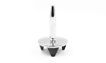 Наконечник палец (солдатик) на стойку Ø50.8х1.5 мм, без ложемента, удлиненный 70 мм, облегченный, литой, полированный, нержавеющий AISI 304 k557 купить в Нижнем Новгороде