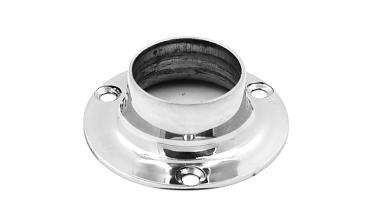 Фланец штампованный, для трубы Ø38.1 мм, полированный, внешний диаметр Ø76 мм, толщина 2 мм (AISI 304) k533 купить в Нижнем Новгороде