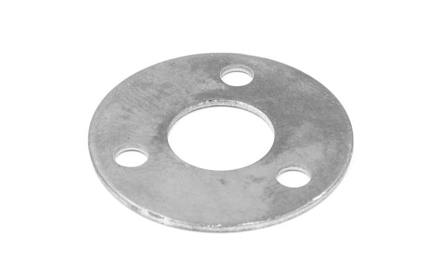 Фланец стойки большой 32/81 х 3 мм, 3 отв х М10 х 20, черный металл k116-32-9