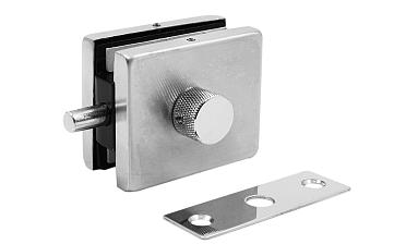 Защелка с ответной частью на стену и пол, шлифованная, вырез 17 t138 SSS купить в Нижнем Новгороде