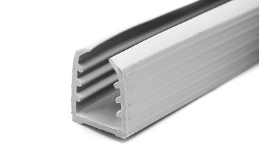 Уплотнитель в поручень с пазом 24х24 для стекла 8+8мм, EPDM (палки по 3м) СЕРЫЙ Фk303-G купить в Нижнем Новгороде