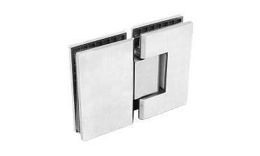 Петля для душевой кабины стекло-стекло 180° 90х55 мм AISI 304 шлифованная t303-2 SSS купить в Нижнем Новгороде