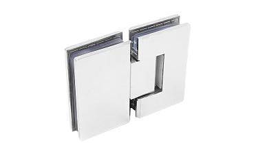 Петля для душевой кабины стекло-стекло 180° 90х55 мм AISI 304 полированная t303-2 PSS купить в Нижнем Новгороде