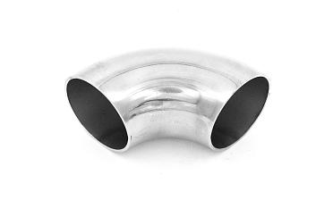 Отвод поручня Ø42.4х90х1.45 мм, 90°, полированный 400 Grit (AISI 201) k346-5 купить в Нижнем Новгороде