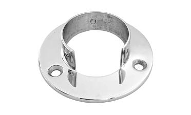 Фланец для трубы Ø48.3 мм, под 3 самореза 6.8 мм, литой, полированный, (AISI 304) k238-3 купить в Нижнем Новгороде