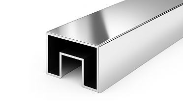 Труба 40х60, с пазом 24х24, полированная, AISI 304 k824-3 купить в Нижнем Новгороде