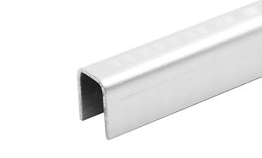 Профиль П-образный t=1,5 мм под стекло 20 мм, шлифованный, длина 2000 мм AISI 304 Ф-1148 купить в Нижнем Новгороде