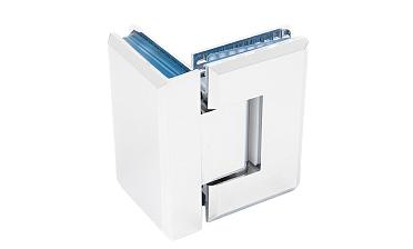 Петля для душевой кабины стекло-стекло 90° 90х55 мм полированный  t304 PSS купить в Нижнем Новгороде