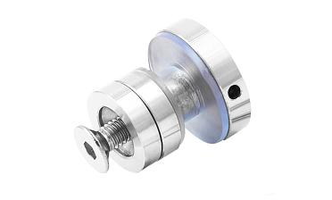 Крепление трека к стеклу AISI 304 шлифованное t449 SSS  купить в Нижнем Новгороде