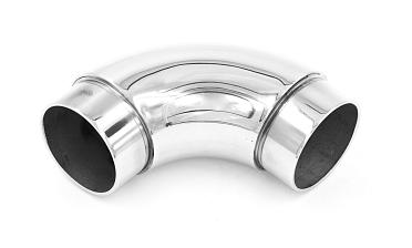 Отвод поручня под Ø42.4х1.5 мм, 90°, литой, полированный, с вставками (AISI 201) k383-3 купить в Нижнем Новгороде