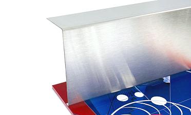 Накладка для крепления (тыльная/лицевая) из шлифованной нержавейки 1.0 мм длина 2,0 м k601-24 купить в Нижнем Новгороде