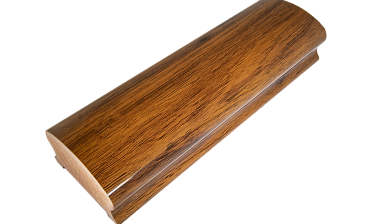 Пластиковый поручень фигурный текстурный, цвет Венге, длина 4м k897-3  купить в Нижнем Новгороде