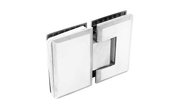 Петля для душевой кабины стекло-стекло 180° 90х55 мм, шлифованная  t303 SSS купить в Нижнем Новгороде