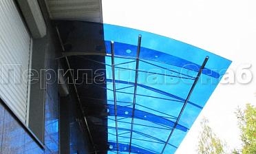 Козырек на каркасе из поликарбоната купить в Нижнем Новгороде