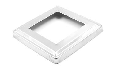 Низ стойки штампованный 135х135 мм, для трубы 81х81 мм, фигурный AISI 304 k376 купить в Нижнем Новгороде